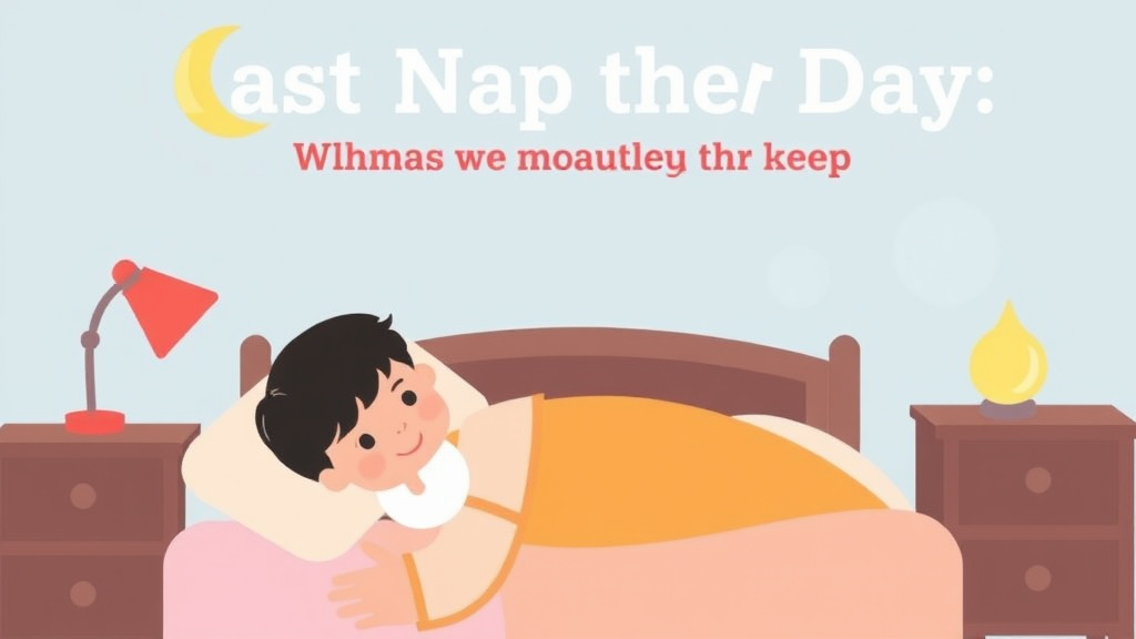 Visual guide for practical steps in last nap of the day: when to cap, skip, or keep