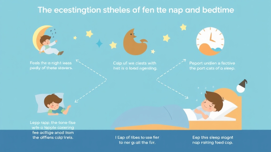 Step-by-step visual guide for implementing connection Between Nap Quality and Bedtime
