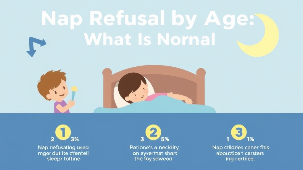 Step-by-step visual guide for implementing nap Refusal by Age: What Is Normal?
