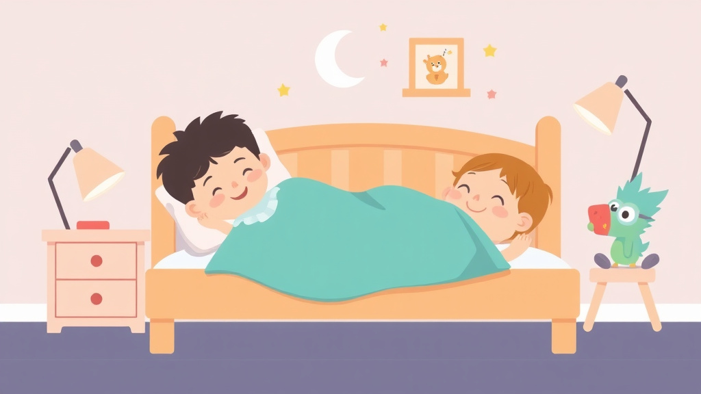 Illustration showing key concepts related to nap schedule for daycare