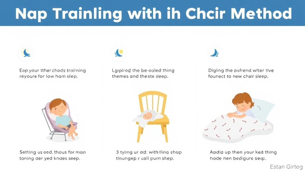Step-by-step visual guide for implementing nap Training with the Chair Method