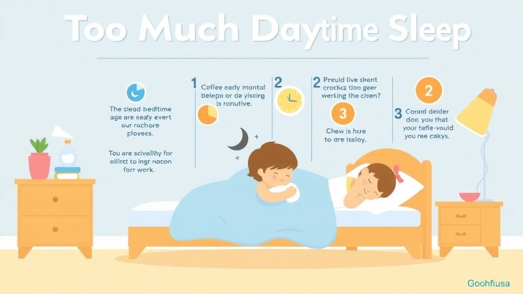 Practical checklist visual for too Much Daytime Sleep