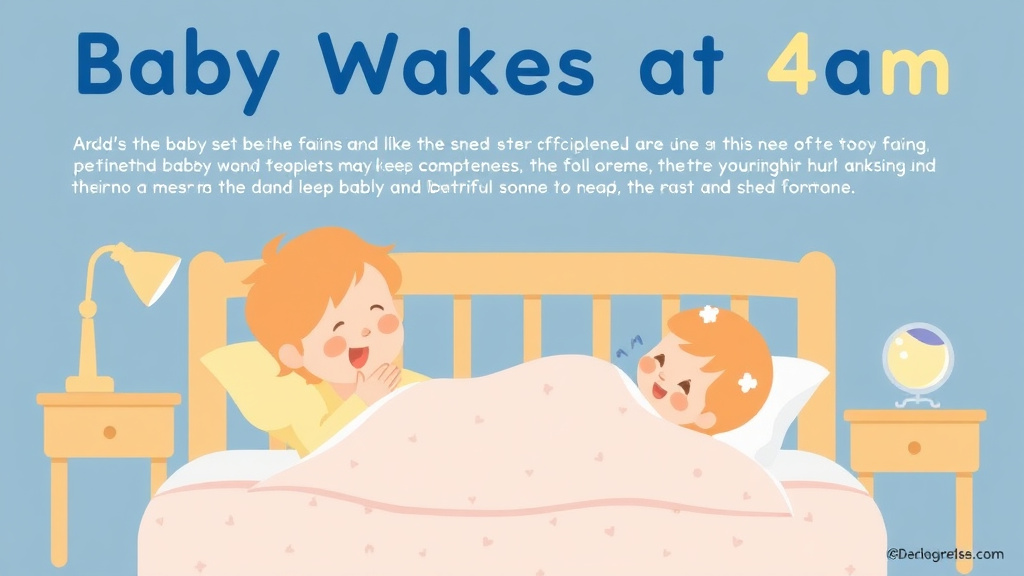 Step-by-step visual guide for implementing baby Wakes At 4Am