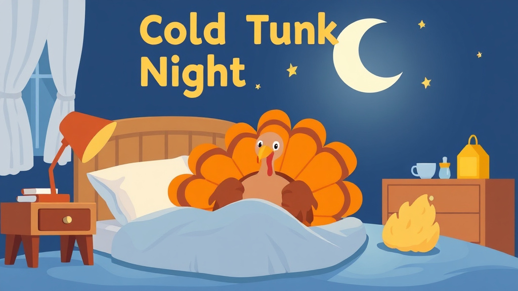 Illustration breaking down the fundamentals of cold Turkey Night Weaning