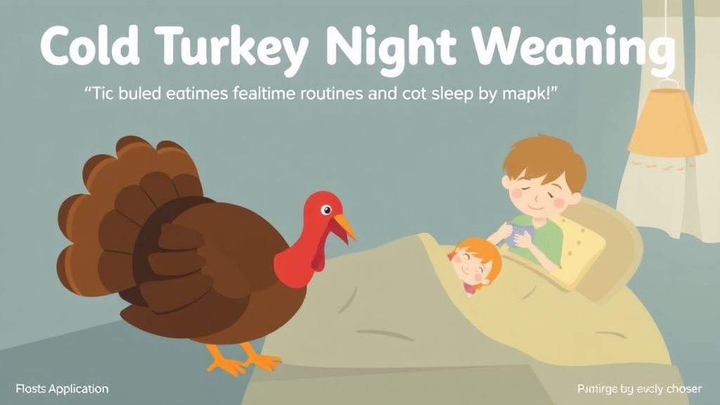 Hands-on guide visualization for cold Turkey Night Weaning