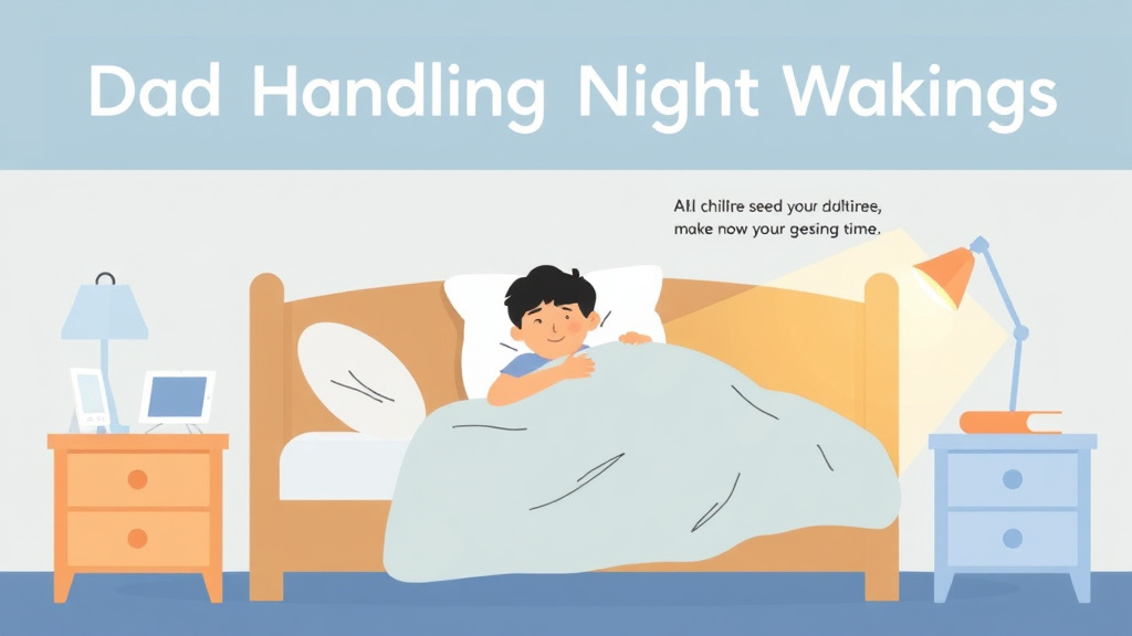 Step-by-step visual guide for implementing dad Handling Night Wakings