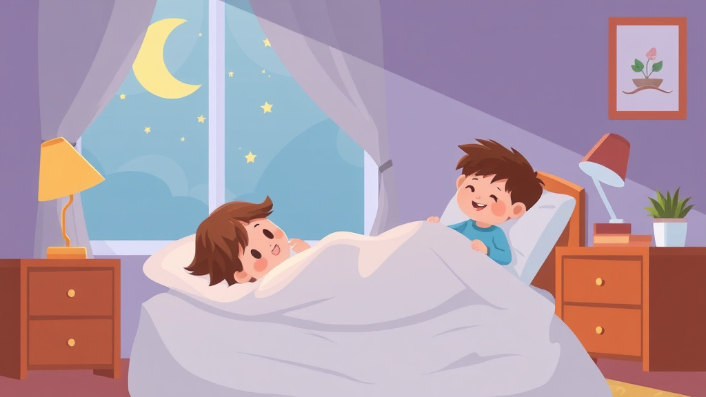 Conceptual diagram showing how extinction For Night Waking works in practice