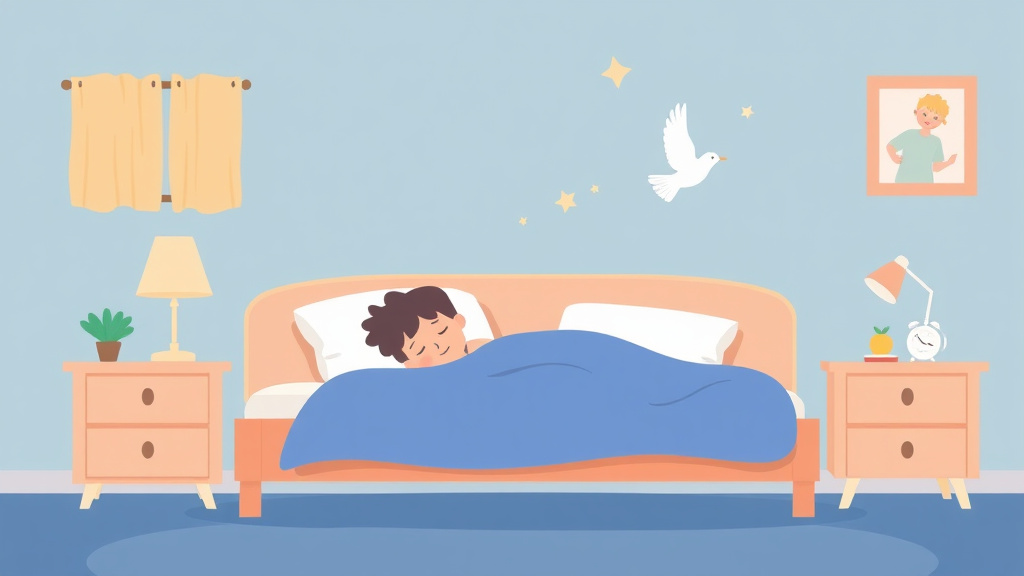 A professional illustration depicting false Start Bedtime
