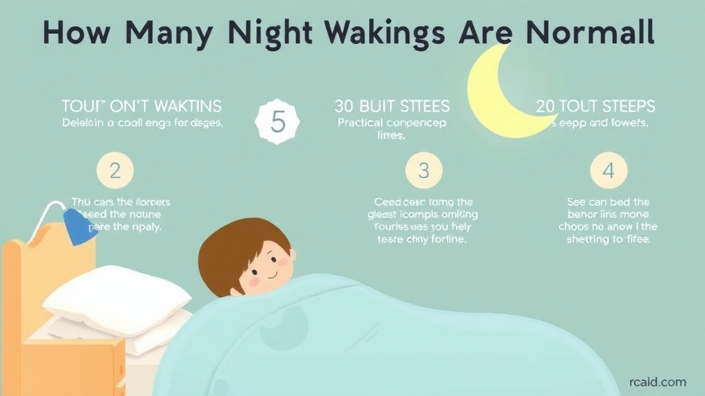 Real-world application diagram for how Many Night Wakings Are Normal