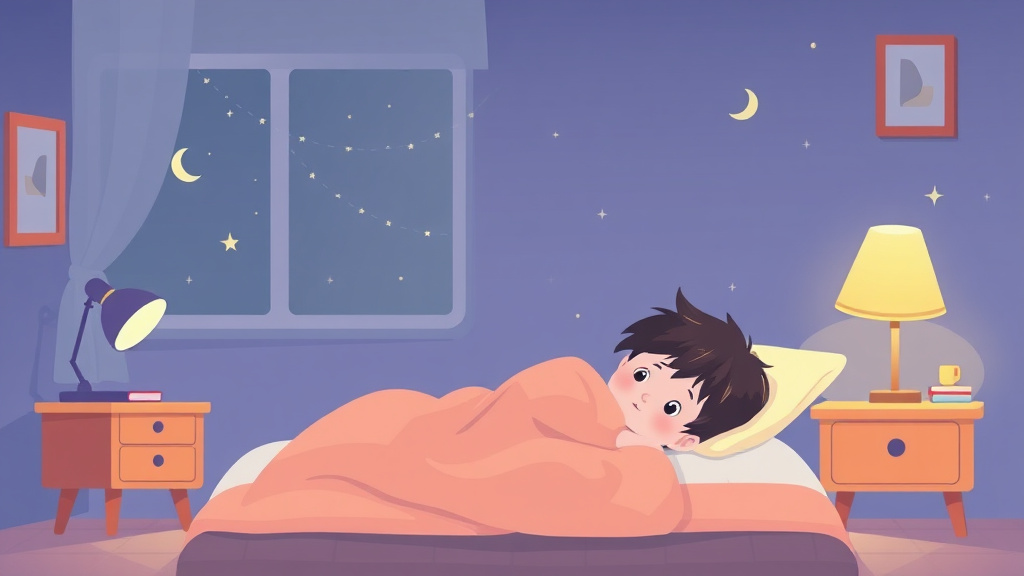 Visual overview of night Waking After Illness with key concepts highlighted