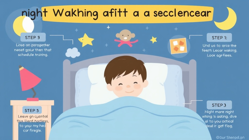 Practical workflow diagram for night Waking After a Schedule Change