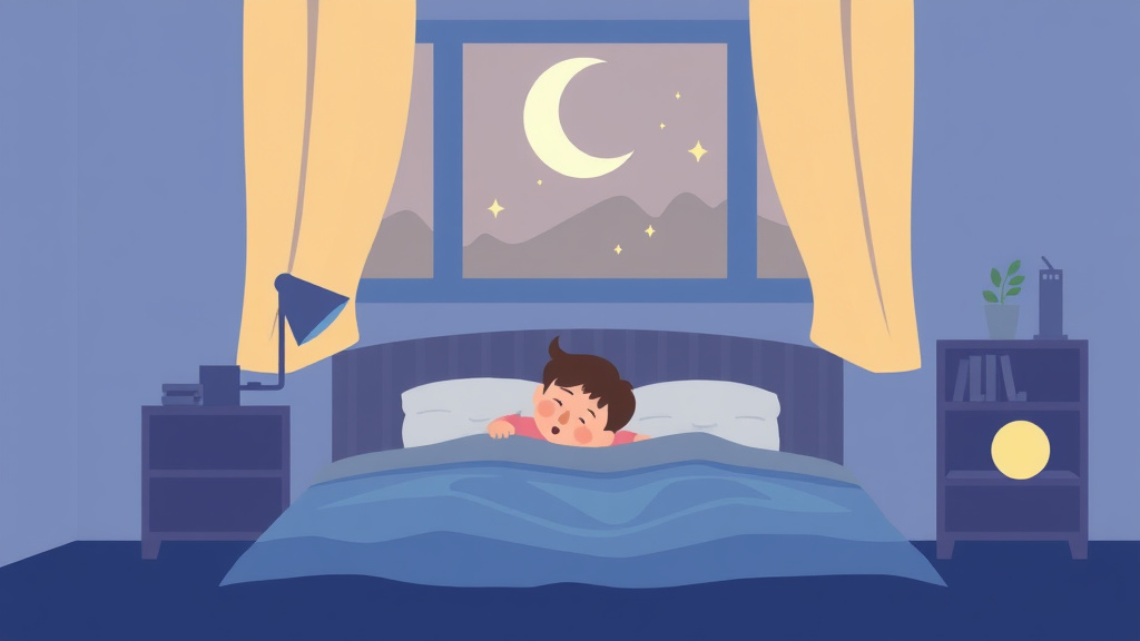 Clear illustration of how Room Darkness Affects Night Waking with supporting details