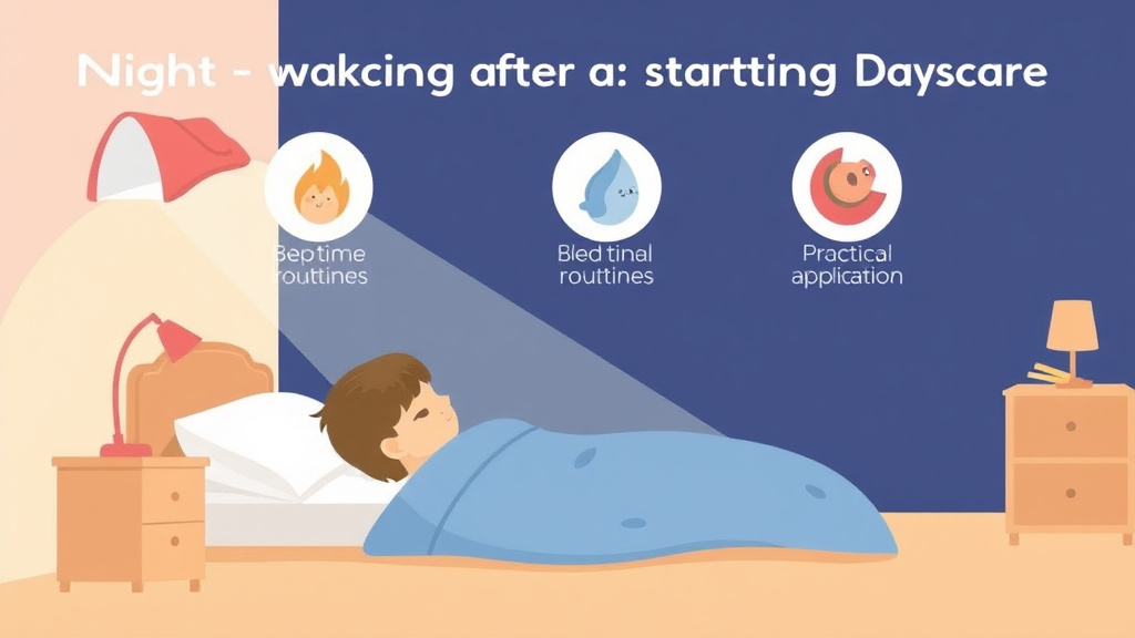 Real-world application diagram for night Waking After Starting Daycare