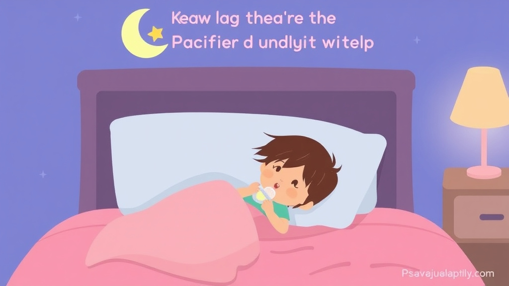 Step-by-step visual guide for implementing breaking the Pacifier Dependency at Night