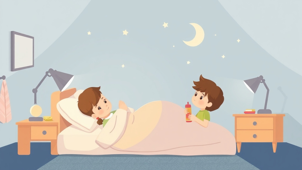 Illustration breaking down the fundamentals of night Waking And Language Development