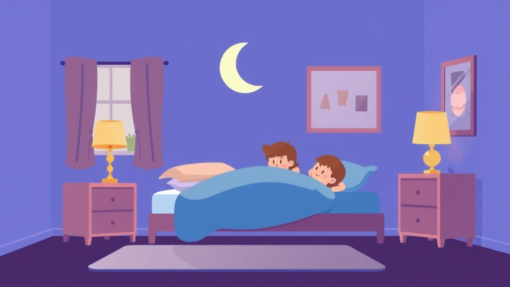 Clear illustration of night Waking After Moving to a New Room with supporting details