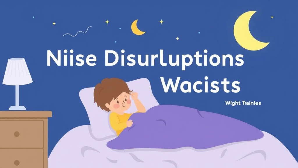 Process flow illustration for putting noise Disruptions Causing Night Waking into action