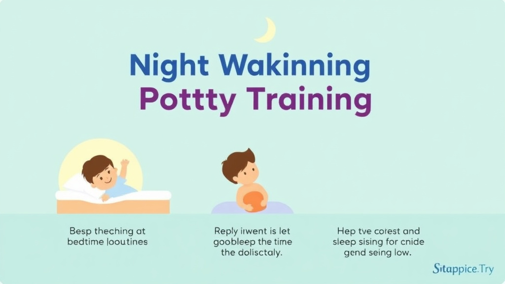 Hands-on guide visualization for night Waking During Potty Training