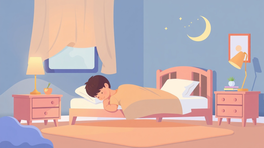 Illustration breaking down the fundamentals of night Waking After Switching to a Toddler Bed