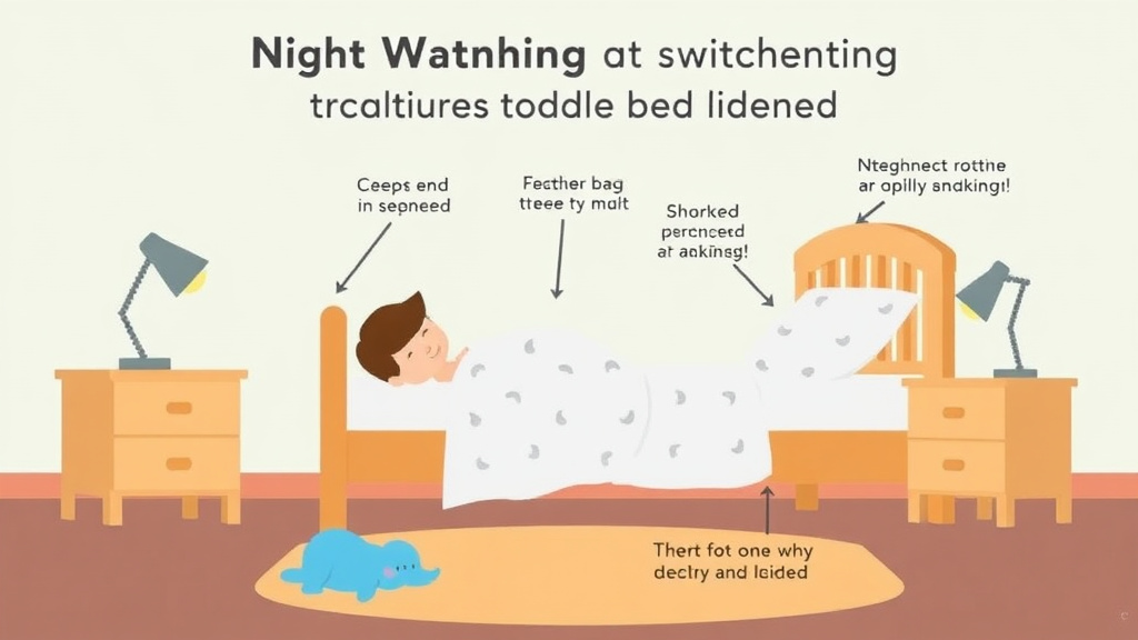 Practical workflow diagram for night Waking After Switching to a Toddler Bed