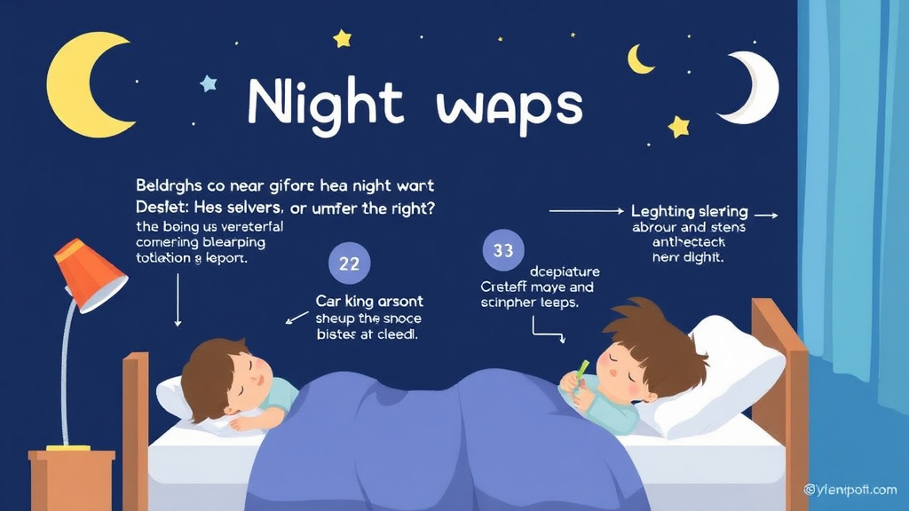 Process flow illustration for putting night Waking During Wonder Weeks into action