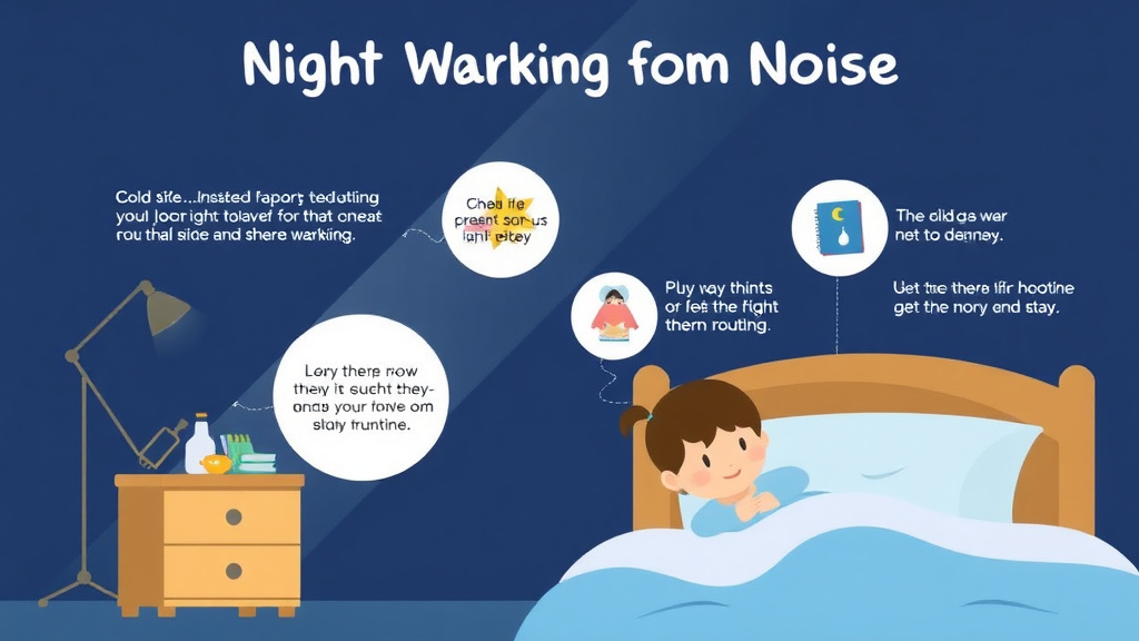 Process flow illustration for putting night Waking From Noise into action