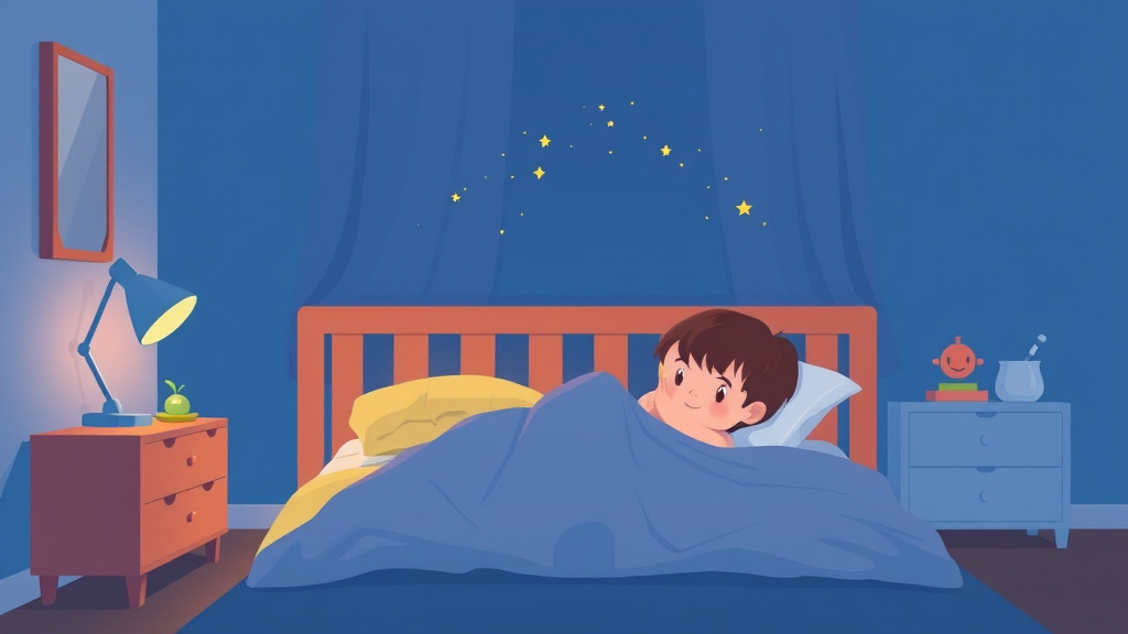 A professional illustration depicting night Waking From Room Temperature