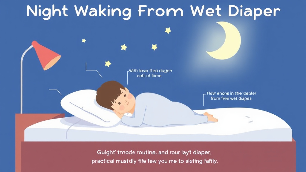 Step-by-step visual guide for implementing night Waking From Wet Diaper