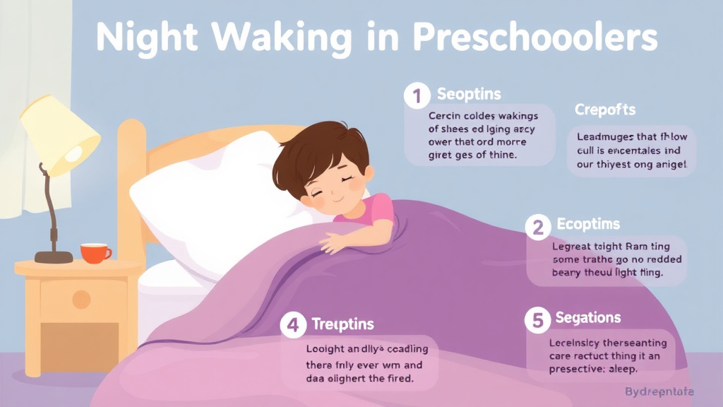 Action-oriented illustration showing how to apply night Waking in Preschoolers: Causes and Solutions