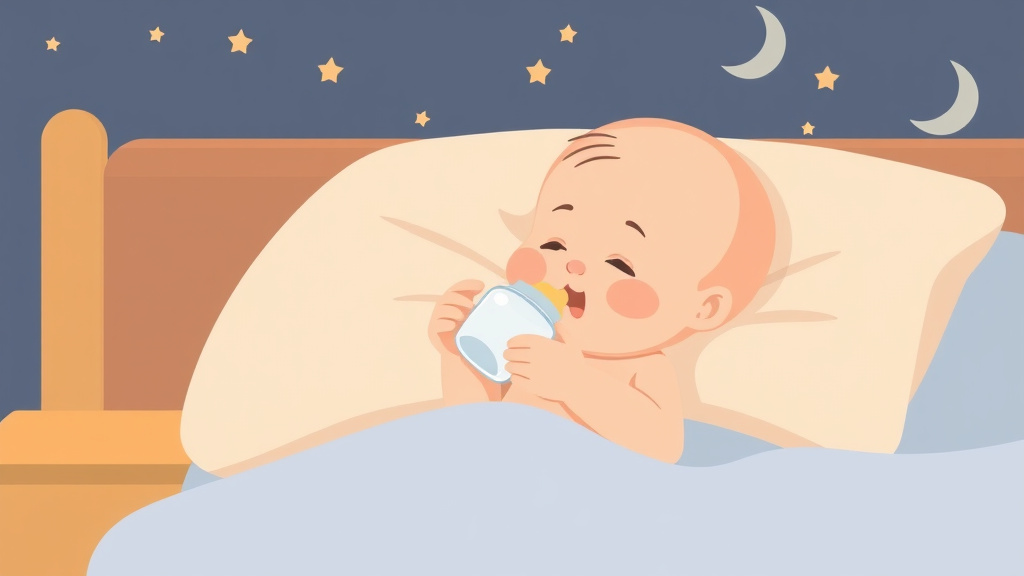 Visual overview of baby Only Wakes for Bottle at Night with key concepts highlighted