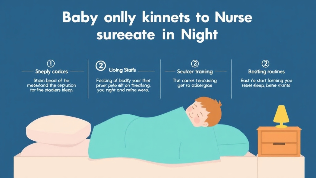 Real-world application diagram for baby Only Wakes to Nurse at Night