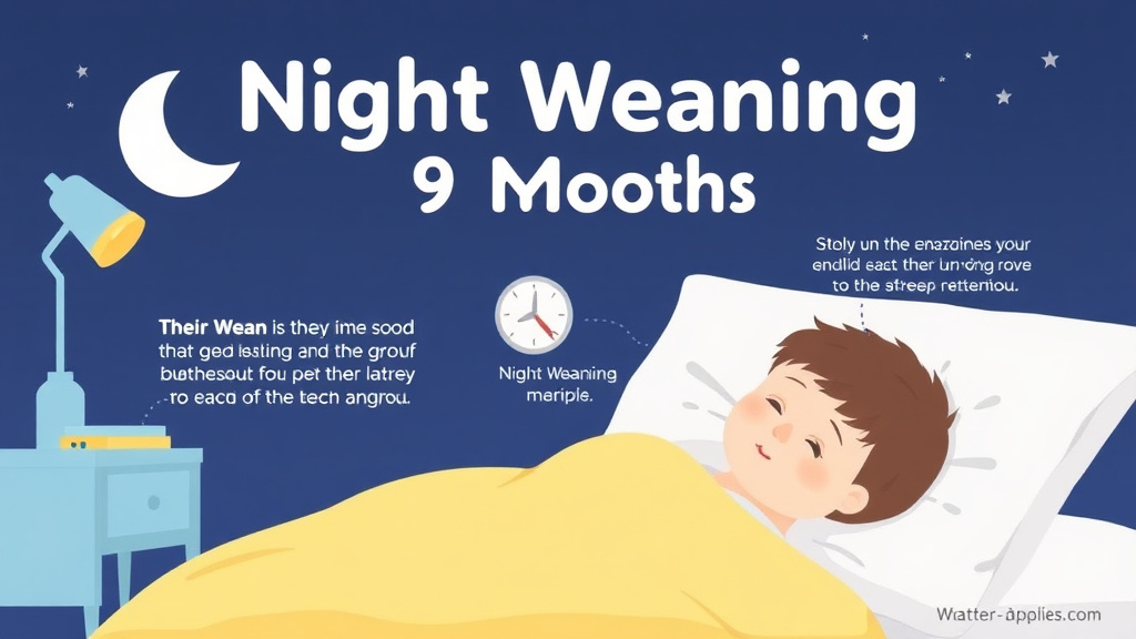 Hands-on guide visualization for night Weaning At 9 Months