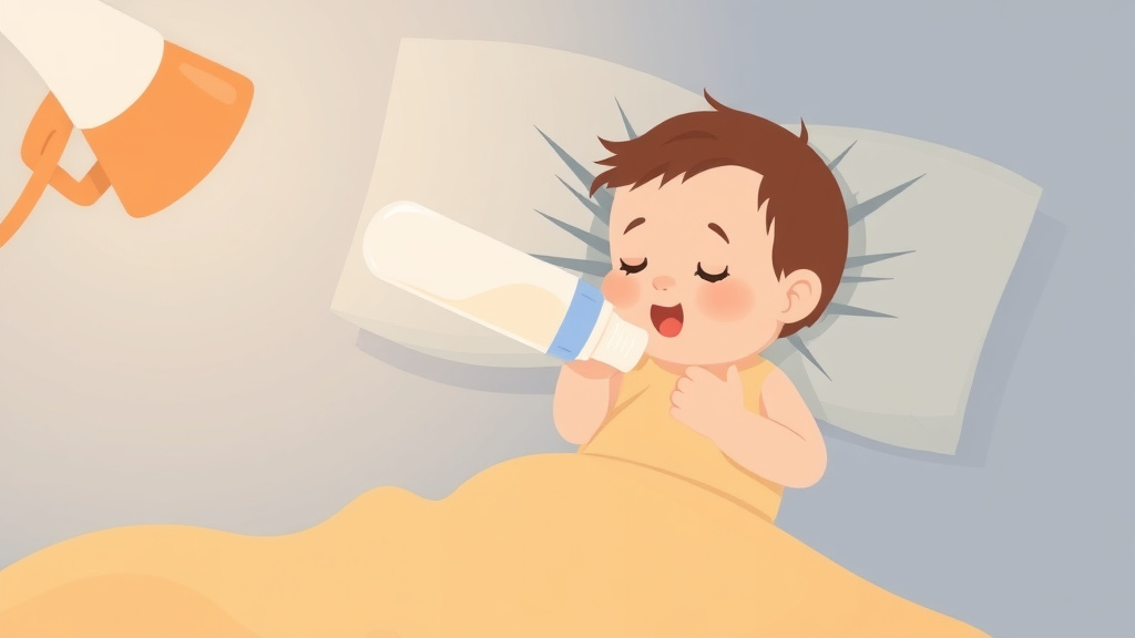 Educational graphic covering the essentials of night Weaning Bottle Fed Baby