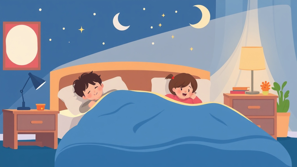 A professional illustration depicting taking Turns At Night