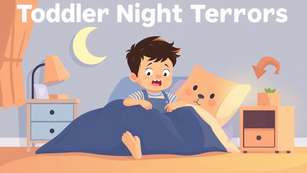 Illustration breaking down the fundamentals of toddler Night Terrors