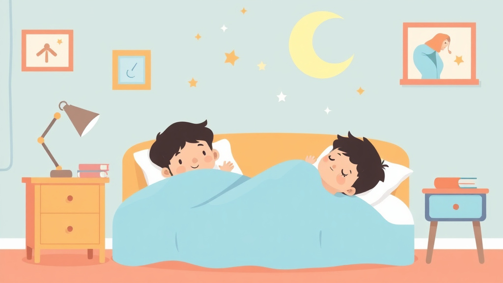 Conceptual diagram showing how wake To Sleep For Night Waking works in practice