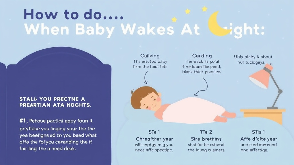 Practical checklist visual for what To Do When Baby Wakes At Night