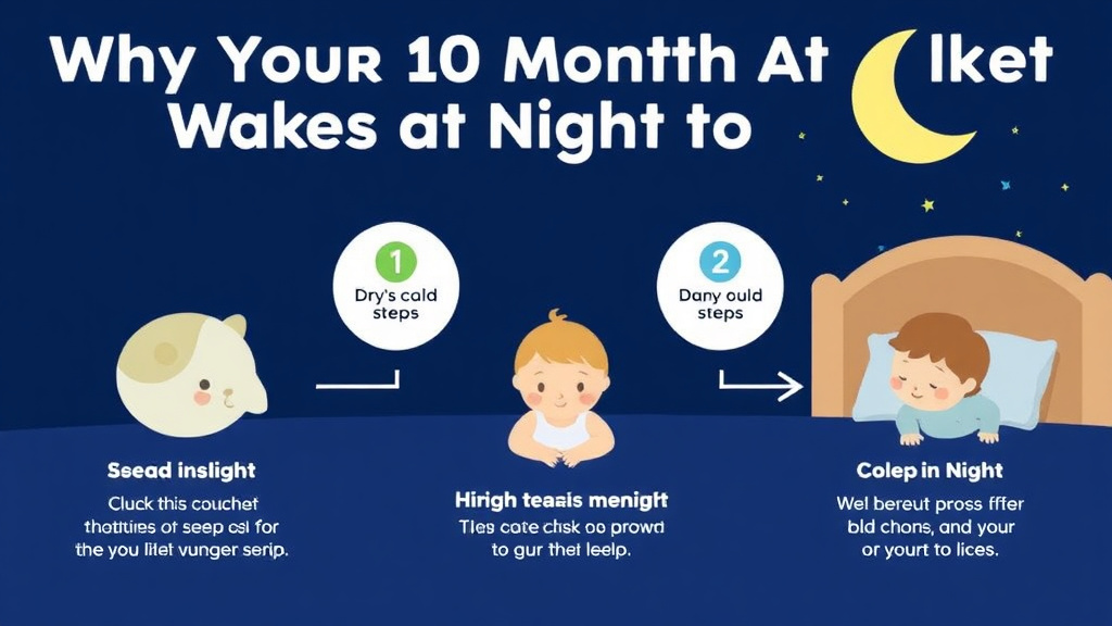 Practical checklist visual for why Your 10 Month Old Wakes at Night (and How to Fix It)