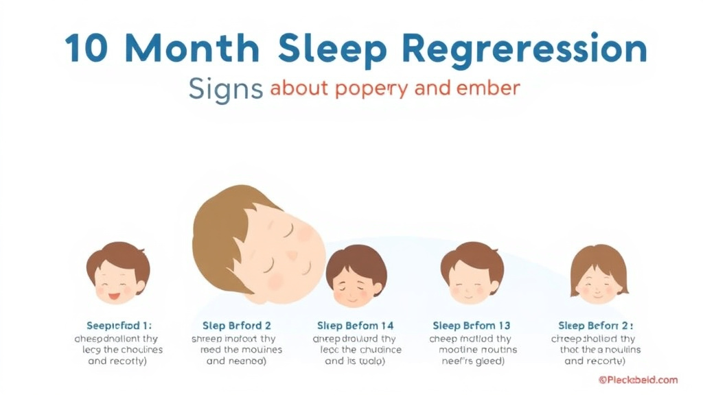 Visual guide for practical steps in 10 month sleep regression: signs, duration, and survival guide