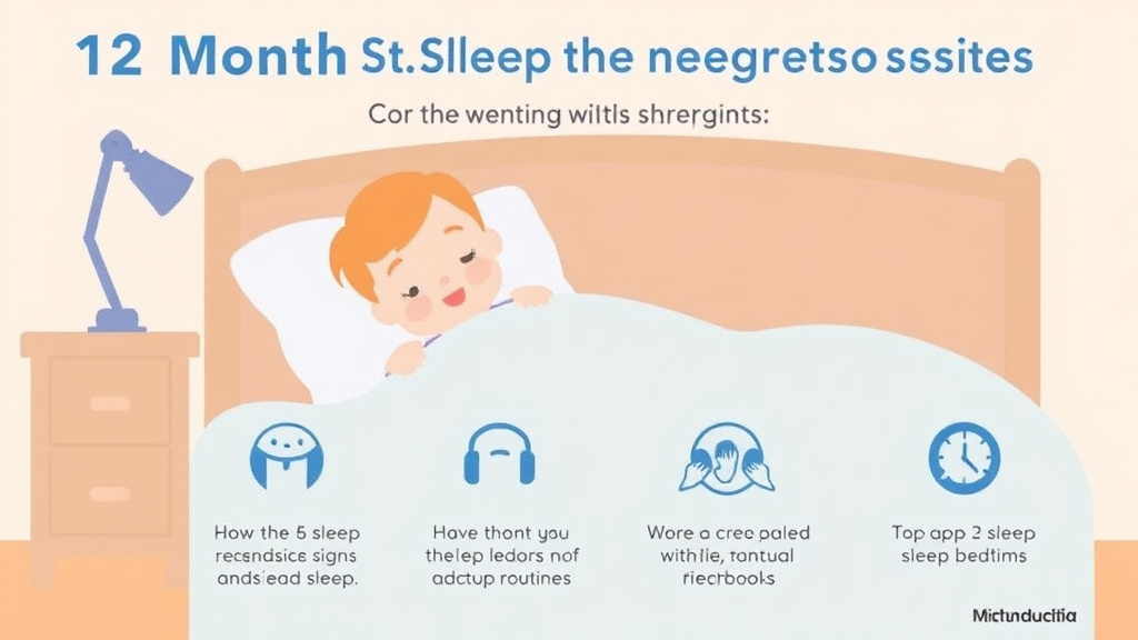 Visual guide for practical steps in 12 month sleep regression: signs, duration, and survival guide