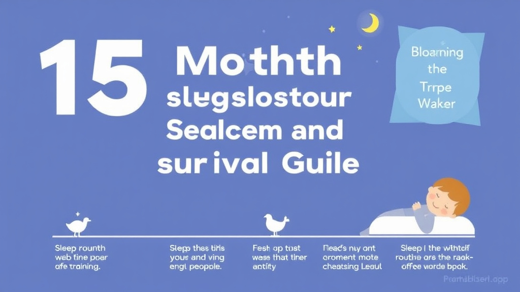 Visual guide for practical steps in 15 month sleep regression: signs, duration, and survival guide