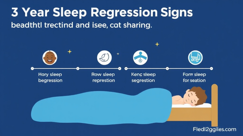 Visual guide for practical steps in 3 year sleep regression: signs, duration, and survival guide