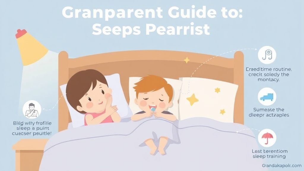 Visual guide for practical steps in grandparent guide to sleep regression