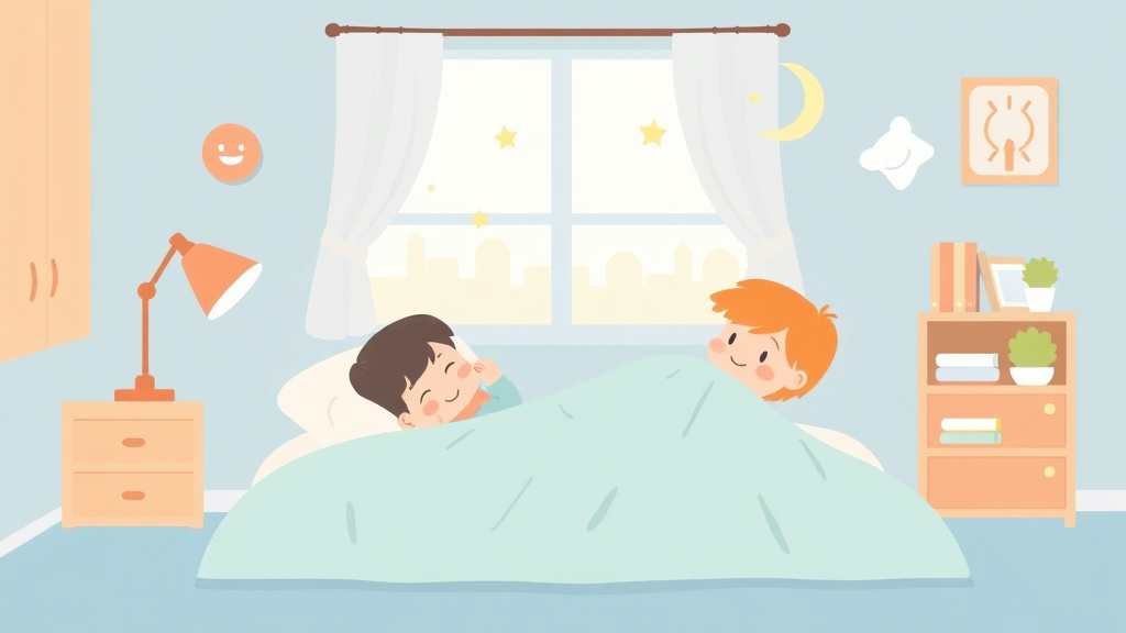 Illustration showing key concepts related to sleep regression and daycare start