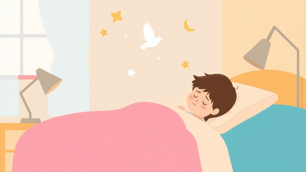 Illustration showing key concepts related to sleep regression and separation anxiety