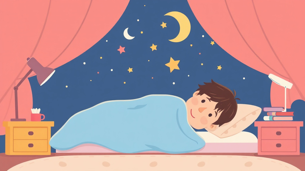 Illustration showing key concepts related to sleep regression and travel
