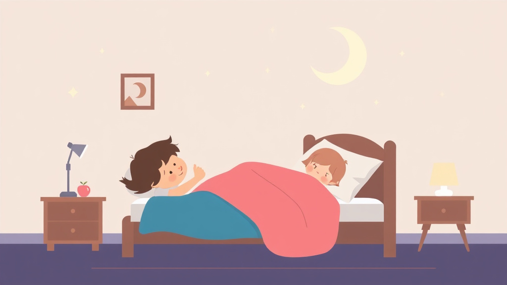 Illustration showing key concepts related to sleep regression myths