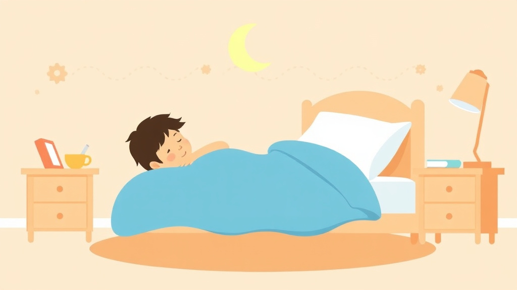 Illustration showing key concepts related to sleep regression signs checklist