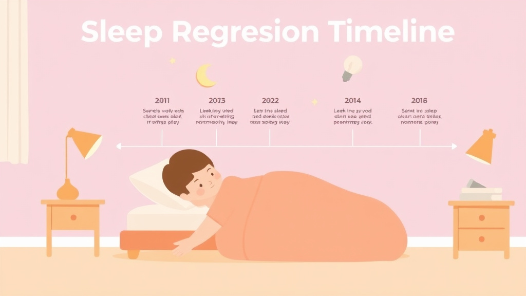 Conceptual diagram showing how sleep Regression Timeline works in practice