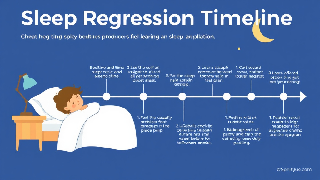 Step-by-step visual guide for implementing sleep Regression Timeline